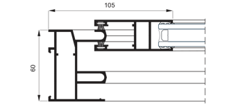 System Section 2000 Perimetral Sliding System