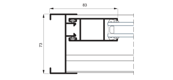 System Section 5000 Sliding System