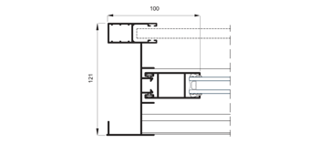 System Section 5000 Integral Slider System